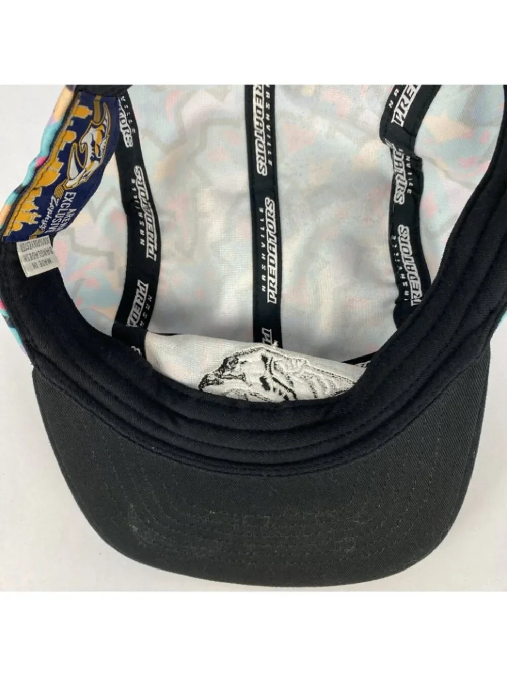 Zephyr NHL Nashville Predators RARE "Skeeter" Flat Bill Camper SnapBack Hat - Picture 4 of 5
